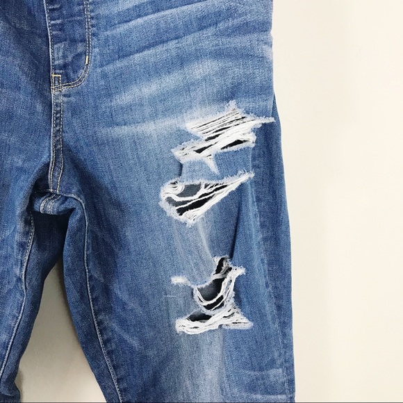 American Eagle | Distressed Hi-Rise Jegging Medium - Picture 3 of 12